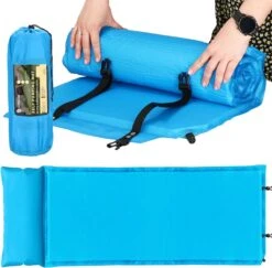 Springos Slaapmat | Zelfopblazend | 186 Cm | Inclusief Hoes & Hoofdkussen | Lichtblauw 37 Springos Slaapmat | Zelfopblazend | 186 Cm | Inclusief Hoes & Hoofdkussen | Lichtblauw -Bol 1200x1180 3