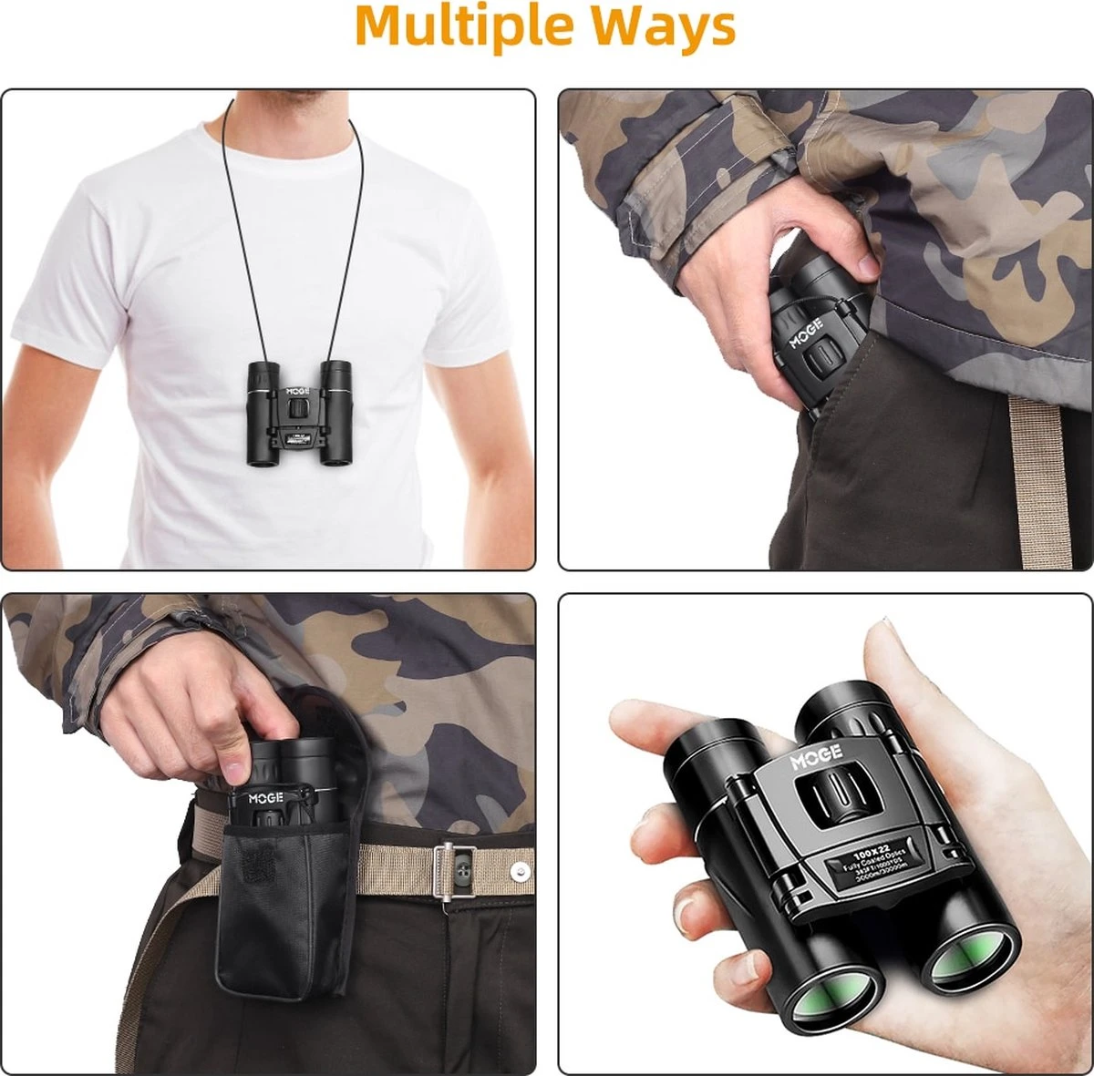 Dayshake Verrekijker Met Nachtzicht - Inclusief Draagtas En Nekkoord - 100x22 - Compacte Verkijker Voor Volwassene - Noodpakket 8 Dayshake Verrekijker Met Nachtzicht - Inclusief Draagtas En Nekkoord - 100x22 - Compacte Verkijker Voor Volwassene - Noodpakket - Afbeelding 6