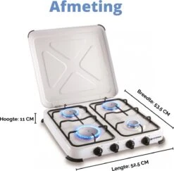 Kemper Gaskooktoestel Set – Campingset – Campingkookset – INCLUSIEF Installatiesetje – TOT 4 RVS Branders -Bol 1200x1182 5