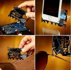 Ninja Wallet Credicard Tool - Voor In Je Portemonnee - Wallet Ninja - 18 In 1 Tool -Bol 1200x1184 4
