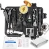 Merkloos Survival Kit Outdoor – Survival Spullen Set – Mes - Kompas - 18 Delig