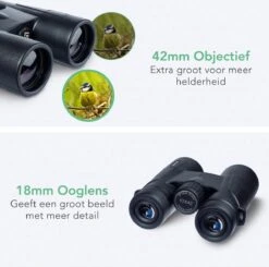 LifeGoods Verrekijker - 10x42 - Inclusief Smartphone Adapter, Lensdoppen, Nekkoord En Draagtas -Bol 1200x1188 4