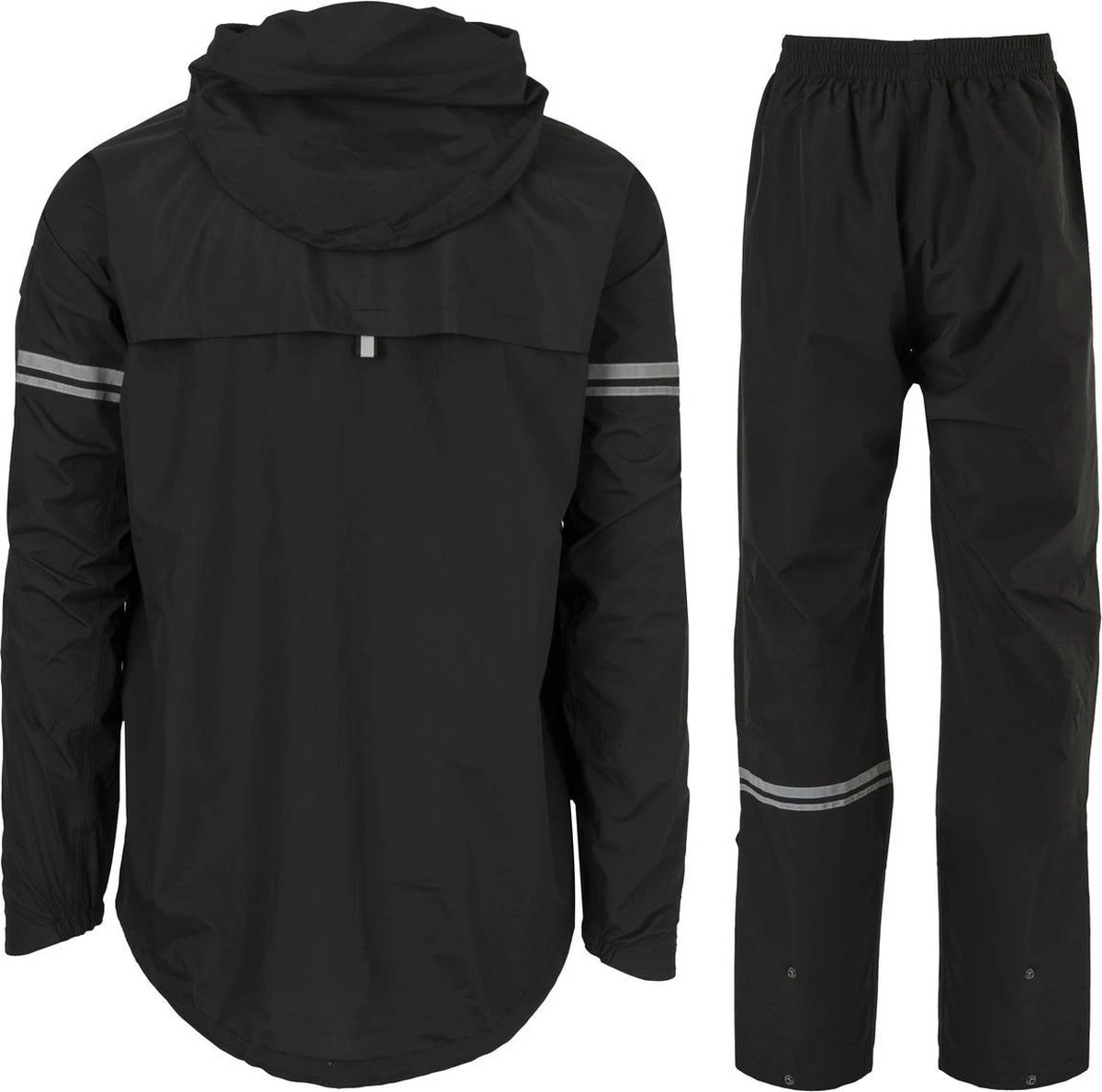 AGU Original Regenpak Essential - Zwart - XXXL - Dames & Heren - Waterdicht & Ademend 4 AGU Original Regenpak Essential - Zwart - XXXL - Dames & Heren - Waterdicht & Ademend - Afbeelding 2