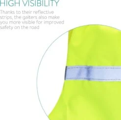 Navaris Overschoenen - 1 Paar Uniseks Schoenovertrekken - Waterdicht & Reflecterend - Beschermt Tegen Regen En Vuil - Verschillende Maten -Bol 1200x1189 18