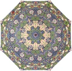 Paraplu Groot - Haak - Strawberry Thief Blue - William Morris -Bol 1200x1190 13