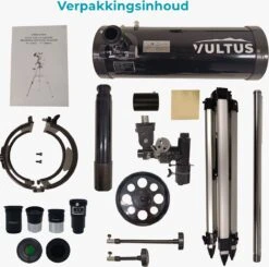 Vultus Telescoop - 500x Vergroting - Sterrenkijker Volwassenen / Gevorderden - Inclusief Statief En Maanfilter - Vultus - 1000114EQ 19 Vultus Telescoop - 500x Vergroting - Sterrenkijker Volwassenen / Gevorderden - Inclusief Statief En Maanfilter - Vultus - 1000114EQ -Bol 1200x1190 2