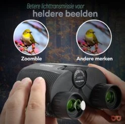 Zoomble® Verrekijker Inclusief Nekkoord En Draagtasje – 10x25 - E-book Vogelspotten - Compact - Geschikt Voor Vogelaars, Outdoor, Hiking - Volwassenen & Kinderen - Verkijker 12 Zoomble® Verrekijker Inclusief Nekkoord En Draagtasje – 10x25 - E-book Vogelspotten - Compact - Geschikt Voor Vogelaars, Outdoor, Hiking - Volwassenen & Kinderen - Verkijker -Bol 1200x1190 7