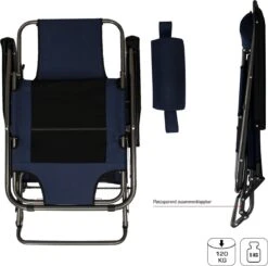 Ligstoel 180x60cm - Opvouwbaar Campingstoel Ligbed Strandstoel Tuinstoel Vouwligstoel Blauw -Bol 1200x1191 1