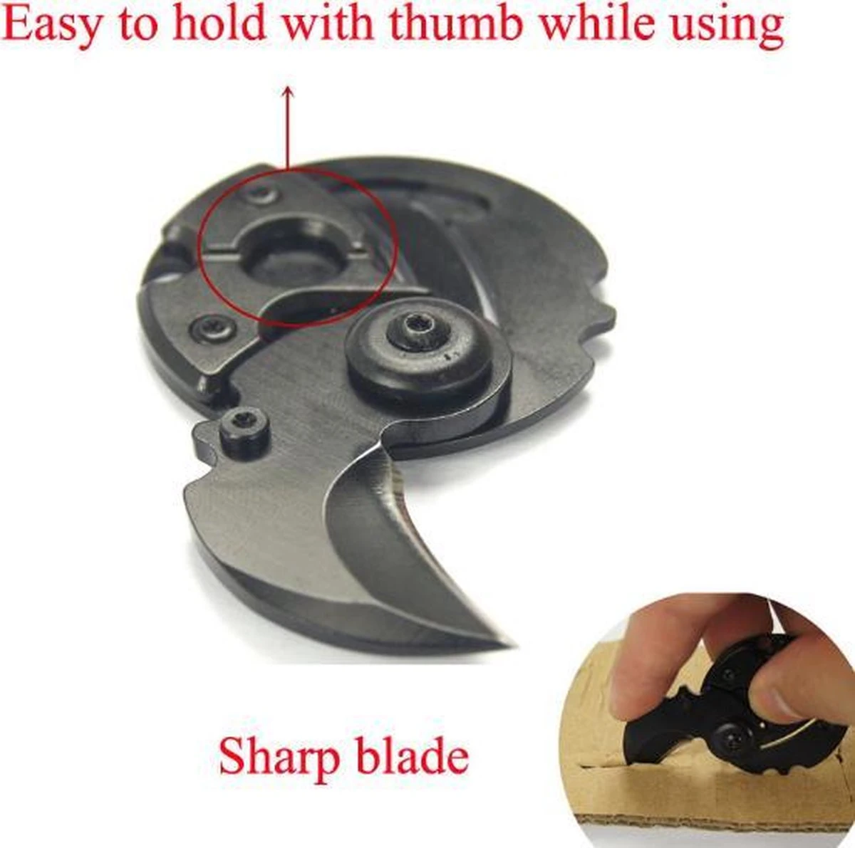 Zakmes - Munt Mes - Coin Knife - Survival Tool - Sleutelhanger - Rood 6 Zakmes - Munt Mes - Coin Knife - Survival Tool - Sleutelhanger - Rood - Afbeelding 4