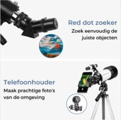 Practics® Telescoop Inclusief Statief & Draagtas Met Afstandsbediening – Sterrenkijker Voor Kinderen, Volwassenen & Gevorderden Met 2 Lenzen. 15 Practics® Telescoop Inclusief Statief & Draagtas Met Afstandsbediening – Sterrenkijker Voor Kinderen, Volwassenen & Gevorderden Met 2 Lenzen. -Bol 1200x1191 9