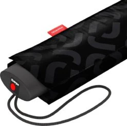 Reisenthel Umbrella Pocket Mini Opvouwbare Mini Paraplu - ø 97 Cm - Signature Black Hotprint Zwart -Bol 1200x1193 15