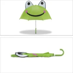 Relaxdays Paraplu Kind Dieren - Kinderparaplu Meisje En Jongen - Regenscherm Kids - Kikker -Bol 1200x1194 11