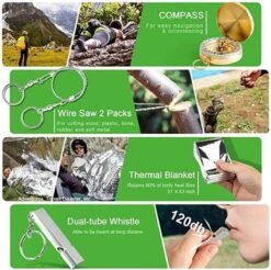 Ultimate Survival Kit - Compleet 18 Delig | Outdoor Camping Backpacking Emergency Survival Kit XXL Waterproof| SOS EDC Multifunctionele Box - BL -Bol 1200x1194 3