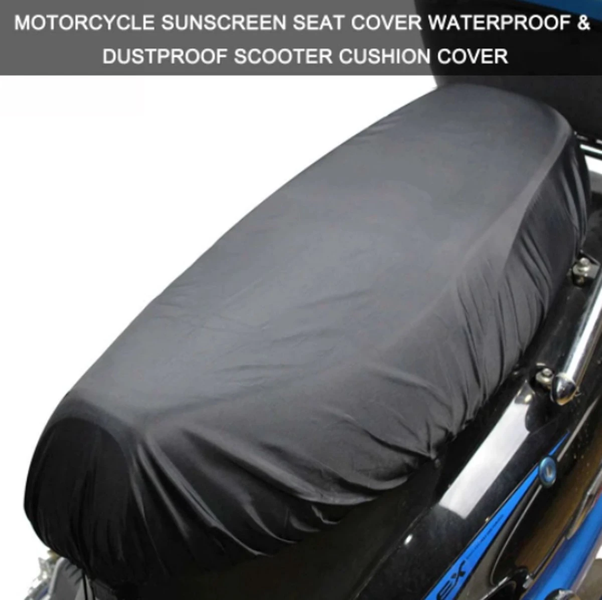 TLVX Vespa Zadelhoes / Vespa Sprint Hoes Zadel / Scooter Zadelhoes / Waterdichte Zadelhoes / Buddyseat Hoes Waterdicht / Regenhoes / Zithoes Waterproef / Brommer Zadelhoes / Universeel / Maat XXL (max. 70cm Breed Bij 115 Cm Lang) 8 TLVX Vespa Zadelhoes / Vespa Sprint Hoes Zadel / Scooter Zadelhoes / Waterdichte Zadelhoes / Buddyseat Hoes Waterdicht / Regenhoes / Zithoes Waterproef / Brommer Zadelhoes / Universeel / Maat XXL (max. 70cm Breed Bij 115 Cm Lang) - Afbeelding 6