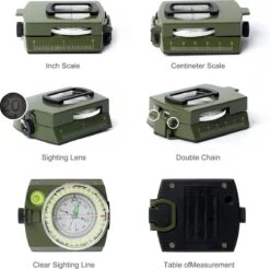 IBright Professionele Metalen Militaire Kompas - Inklapbaar - Waterproof - Schokbestendig - Kaart Kompas Met Kaartlezer - Met Opberg Etui 17 IBright Professionele Metalen Militaire Kompas - Inklapbaar - Waterproof - Schokbestendig - Kaart Kompas Met Kaartlezer - Met Opberg Etui -Bol 1200x1197 10