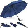 Sunflake Stormparaplu Opvouwbaar - Stormbestendig Tot 140km/u - Automatisch Uitklapbaar - Incl. Beschermhoes En Reisetui - Blauw -Bol 1200x1197 26
