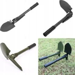 Merkloos Survival Schep - 7 In 1 - Opvouwbaar - 7 Delig - Met Draagtas - 16 Tot 41 Cm - Met Houweel - Pionierschep - Vouwschop - Handzame Schep - Schop - Outdoor - Kamperen - Camping - Multifunctionele Schep - Militaire Schop - Gereedschap -Bol 1200x1198 12