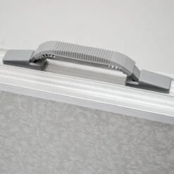 Aluminium Kampeertafel 120x60cm - Campingtafel Inklapbaar - 3-voudig Verstelbare Vouwtafel Grijs -Bol 1200x1198 6