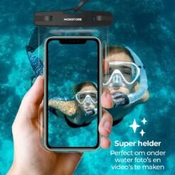 Mobstore Waterdichte Telefoonhoesjes Transparant - Onderwater Hoesje Telefoon - Geschikt Voor Alle Smartphones - Ook Voor Paspoort & Betaalpassen – Waterdichte Telefoonzakje -Bol 1200x1198 9