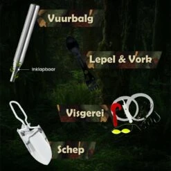 WILDGEAR® Survival Kit 35-delige Survival Set – Noodpakket – Overlevingspakket – Survival Armband – Survival Kit Outdoor – Survival Tool – Survival Kit Combat – Survival Kit Kinderen – Survival Kit Bushcraft – Survival Mes – Survival -Bol 1200x1199 5