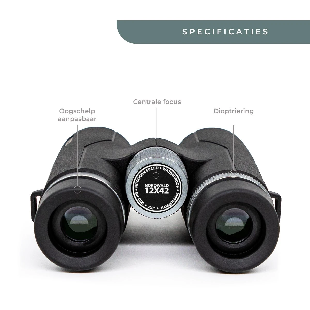Nordwald® 10x42 Verrekijker 4 Nordwald® 10x42 Verrekijker - Afbeelding 2