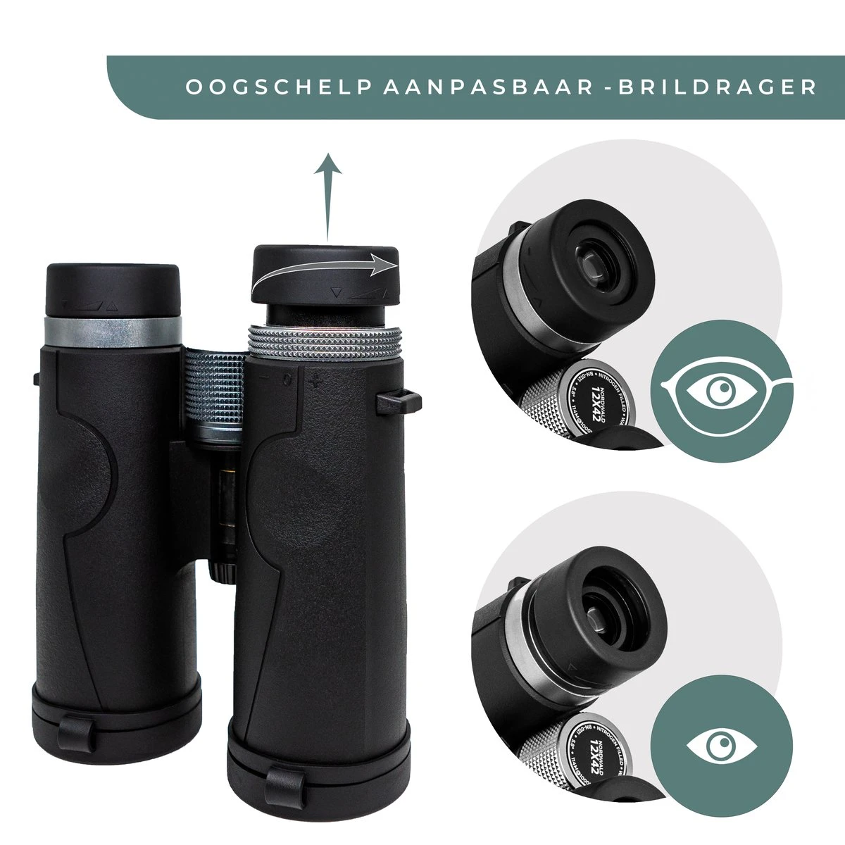 Nordwald® 10x42 Verrekijker 6 Nordwald® 10x42 Verrekijker - Afbeelding 4