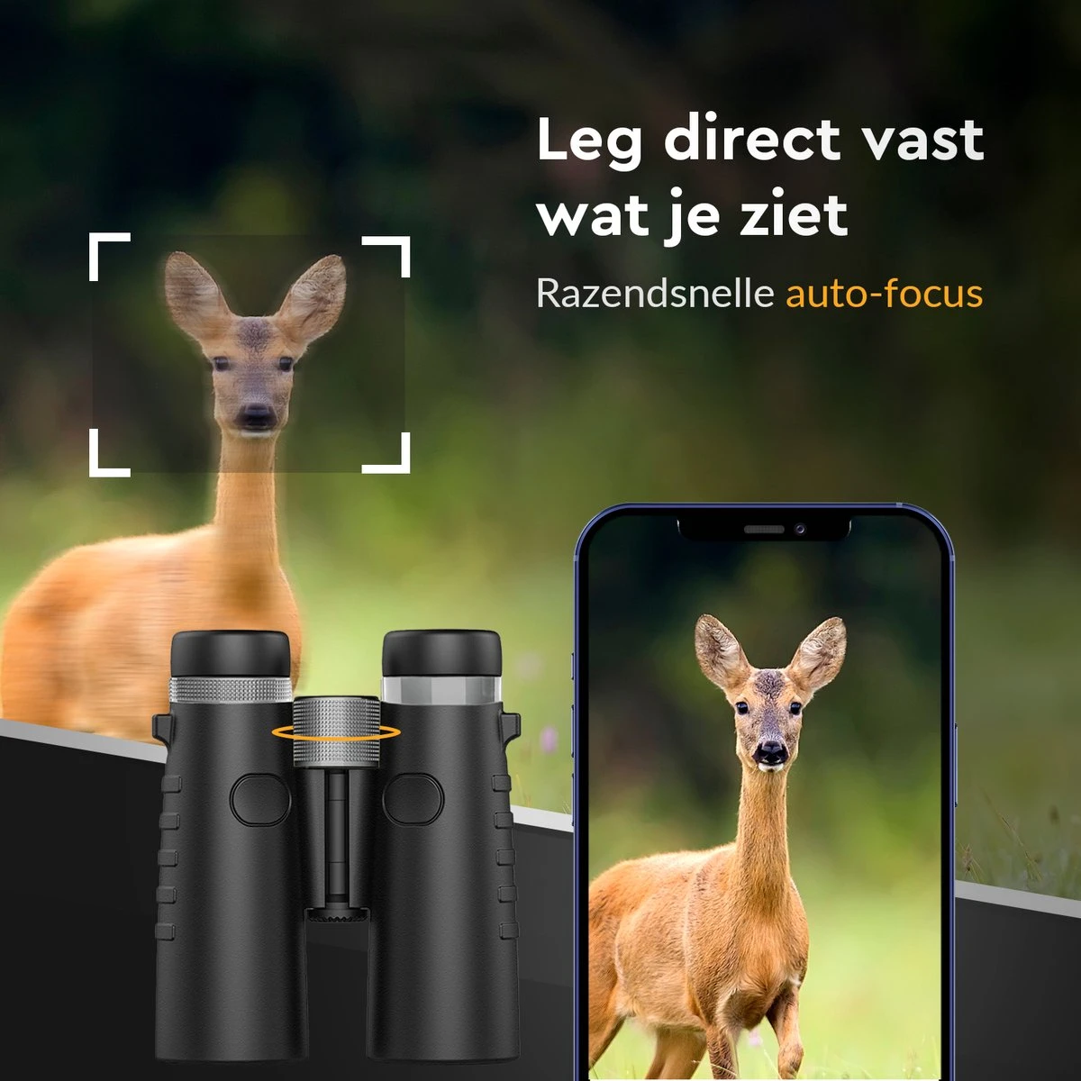 Volcan Verrekijker 10x42 - Voor Volwassene - HD - Spatwaterdicht - Met Lensdoppen, Draagtas En Nekkoord - Zwart 8 Volcan Verrekijker 10x42 - Voor Volwassene - HD - Spatwaterdicht - Met Lensdoppen, Draagtas En Nekkoord - Zwart - Afbeelding 6