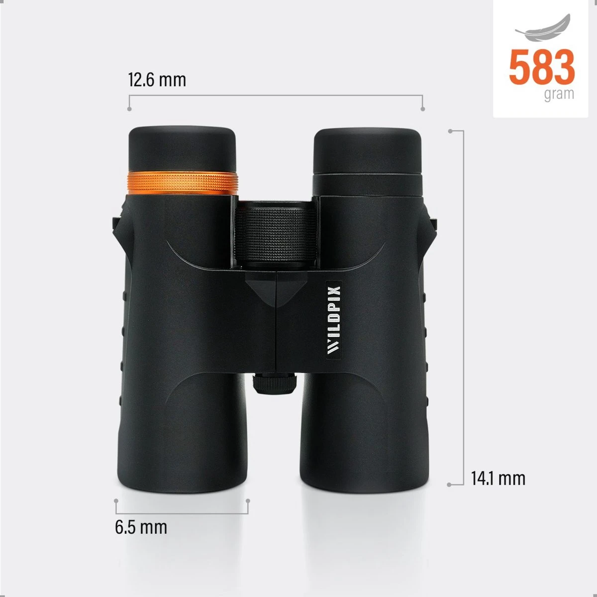 Waterdichte Verrekijker Wildpix XD 10x42 - Compact En Gas Gevuld Voor Volwassenen - Vogelen , Wildlife En Outdoor - Zwart 7 Waterdichte Verrekijker Wildpix XD 10x42 - Compact En Gas Gevuld Voor Volwassenen - Vogelen , Wildlife En Outdoor - Zwart - Afbeelding 5