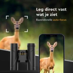 Volcan Verrekijker - 10x25 - Voor Volwassene - HD - Spatwaterdicht - Met Draagtas En Nekkoord - Zwart -Bol 1200x1200 1109