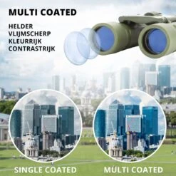 MacGyver Verrekijker 10 X 25 Bak7 - Compact Voor Reis En Stadions - Met Schouderriem En Draagtas - Ook Voor Brildragers - Groen -Bol 1200x1200 1138