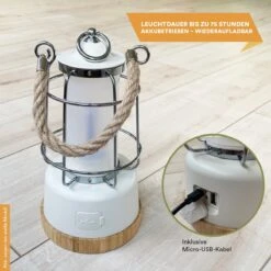 Skandika Kiruna LED-Lamp – Tentlampen – Campinglampen – Buiten Lantaarn – Buitenverlichting – Buiten Lamp - Retro Outdoor Camping Lamp Met Powerbank, Traploos Dimbaar, Draadloos, Oplaadbare Batterij, USB, Warm En Koud Wit, 75h Lichtduur – Groen -Bol 1200x1200 1201