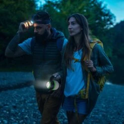 B.K.Licht - LED Kampeerlamp - Zaklamp - 3 In 1 Zaklantaarn Voor Kinderen - Tafellamp - Tentlamp - Opvouwbaar - Zwart Groen - 140 Lumen - IP20 -Bol 1200x1200 1219