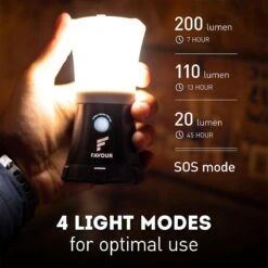 Favour L0717 Camping Lamp Oplaadbaar LED, 200 Lumen, IPX7 Waterdicht, Drijvend, Schokbestendig, Draagbare Kampeerlamp, Tentlamp, Vislamp, Geïntegreerde Oplaadbare Batterij 17 Favour L0717 Camping Lamp Oplaadbaar LED, 200 Lumen, IPX7 Waterdicht, Drijvend, Schokbestendig, Draagbare Kampeerlamp, Tentlamp, Vislamp, Geïntegreerde Oplaadbare Batterij -Bol 1200x1200 1240