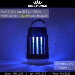 Anti Muggenlamp LED Camping Lamp | Thuis Muggen Vanger Lamp Oplaadbaar | King Mungo -Bol 1200x1200 1249