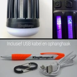 Anti Muggenlamp LED Camping Lamp | Thuis Muggen Vanger Lamp Oplaadbaar | King Mungo -Bol 1200x1200 1256