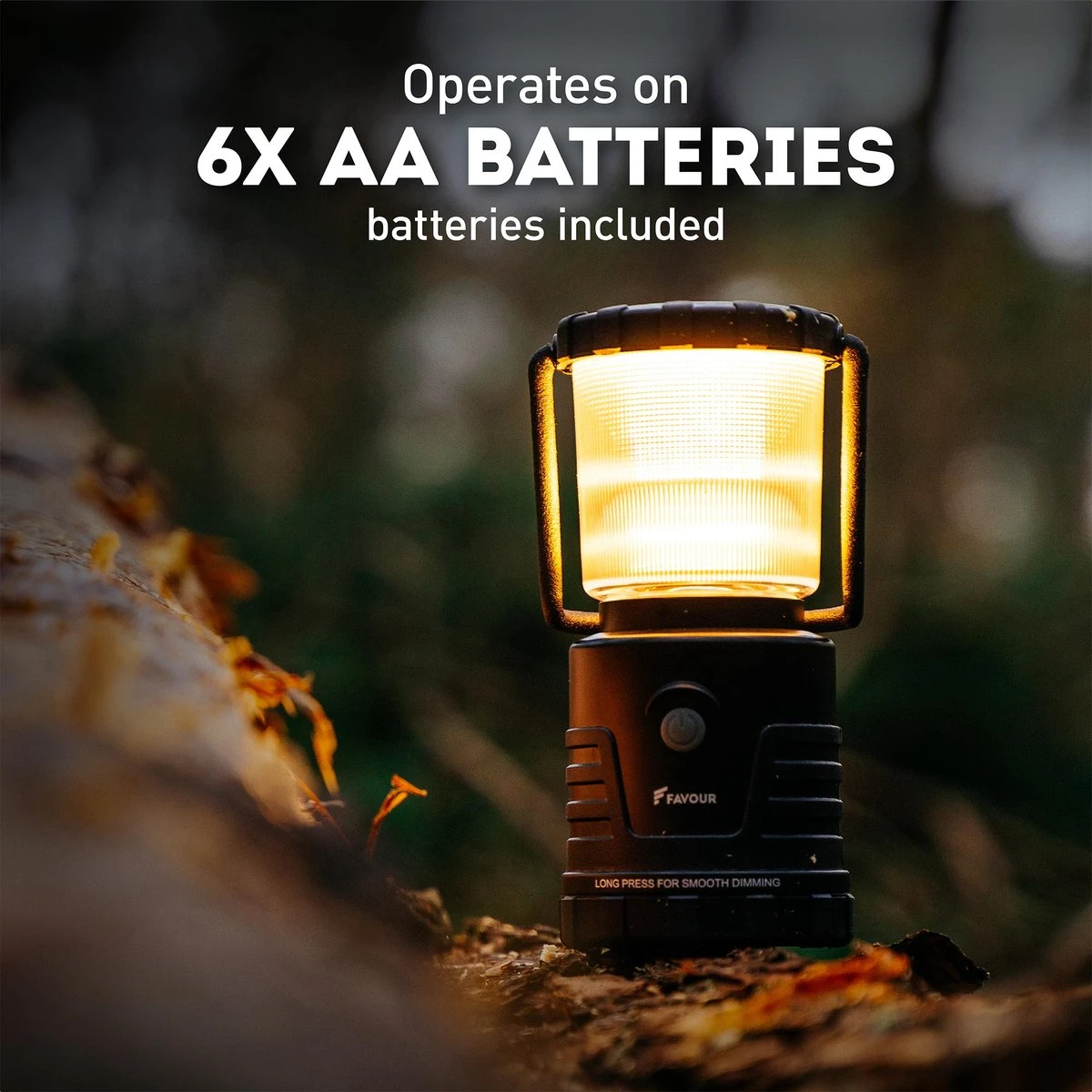 Favour L1061 Camping Lamp LED, 875 Lumen, IP64, Waterdicht, Draagbare Kampeerlamp, Tentlamp, Schokbestendig, 4 Verschillende Lichtmodi Incl Kaarslicht-modus, Afneembaar Deksel, Handig & Compact Formaat 7 Favour L1061 Camping Lamp LED, 875 Lumen, IP64, Waterdicht, Draagbare Kampeerlamp, Tentlamp, Schokbestendig, 4 Verschillende Lichtmodi Incl Kaarslicht-modus, Afneembaar Deksel, Handig & Compact Formaat - Afbeelding 5