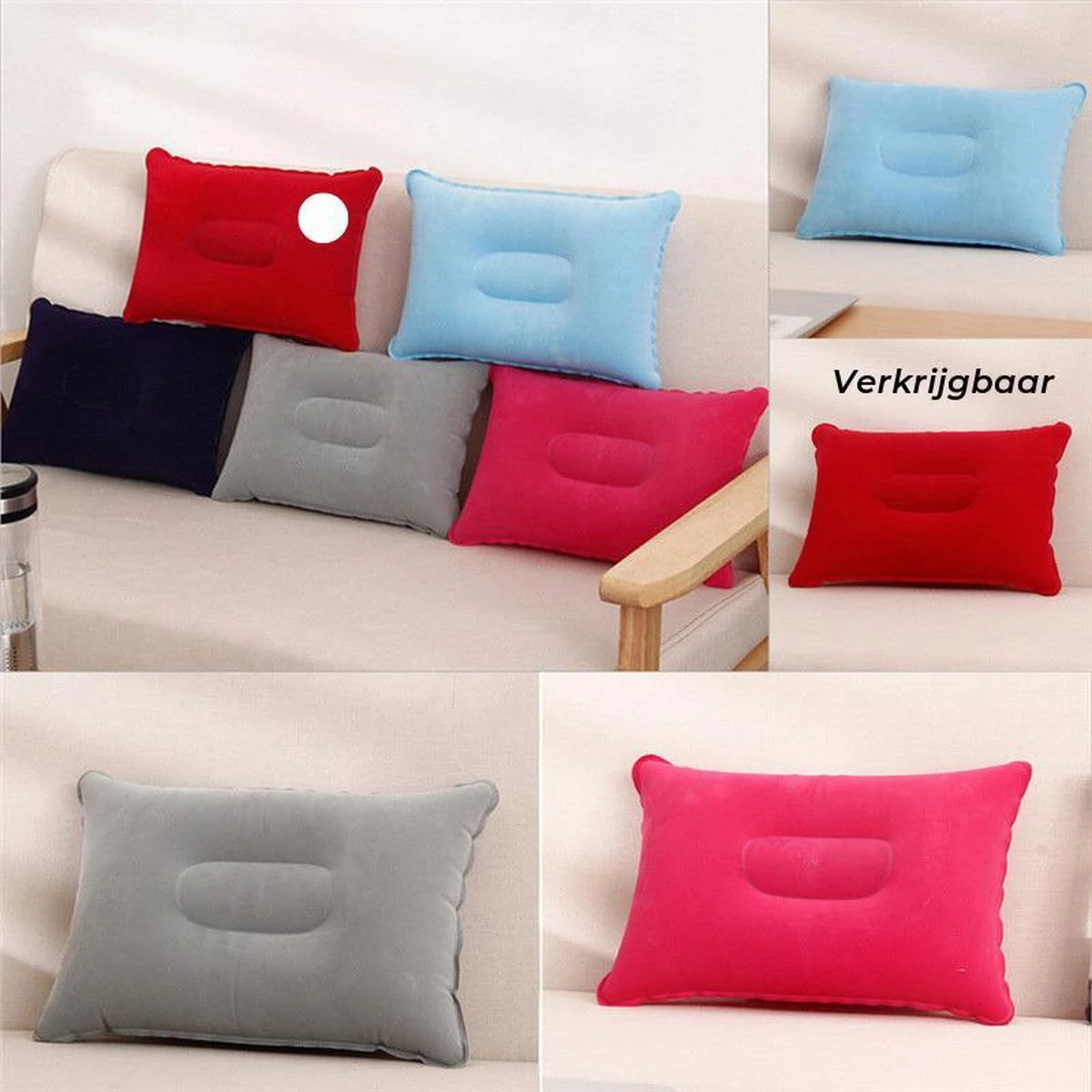 Reiskussen - Opblaasbaar Kampeer Kussen – Hippyfy – Strand Kussen - Zachte Lounge Kussen - Festival Kussen – Picknick Kussen - Vliegtuig Kussen – Hoofdkussentje - Kamperen – Op Reis – Opblaasbare Kussentje – Donker Roze 5 Reiskussen - Opblaasbaar Kampeer Kussen – Hippyfy – Strand Kussen - Zachte Lounge Kussen - Festival Kussen – Picknick Kussen - Vliegtuig Kussen – Hoofdkussentje - Kamperen – Op Reis – Opblaasbare Kussentje – Donker Roze - Afbeelding 3
