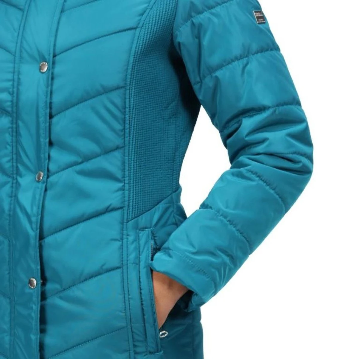 De Regatta Parthenia Baffle Jas - Jas - Dames - Geïsoleerd - Waterafstotend - Turkoois 6 De Regatta Parthenia Baffle Jas - Jas - Dames - Geïsoleerd - Waterafstotend - Turkoois - Afbeelding 4
