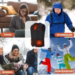 Basila® Verwarmde Bodywarmer Met 10.000 MAh Powerbank - Voor Motor/Ski/Kamperen/Vissen - Unisex - M -Bol 1200x1200 132