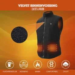 KIMO DIRECT Verwarmde Bodywarmer Met 10.000 MAh Powerbank - Fleece Vest - Verstelbare Maten - Unisex -Bol 1200x1200 137