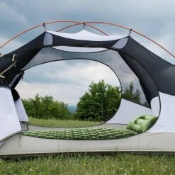 TRVLMORE Slaapmat - Zelfopblazend - 1 Persoons - Ingebouwde Pomp En Kussen - Groen -Bol 1200x1200 1383