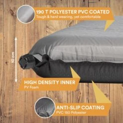 Skandika Easy Single Zelfopblaasbaar Slaapmat – Slaapmat – Slaapmat Zelfopblazend – Logeerbed – Polyester, PVC - Premium Zelfopblazend Luchtbed, Antislip-materiaal, Ideaal Voor Camping – Outdoor, Camping – Kamperen – 196 X 60 X 10 Cm – 3.2kg - Grijs 19 Skandika Easy Single Zelfopblaasbaar Slaapmat – Slaapmat – Slaapmat Zelfopblazend – Logeerbed – Polyester, PVC - Premium Zelfopblazend Luchtbed, Antislip-materiaal, Ideaal Voor Camping – Outdoor, Camping – Kamperen – 196 X 60 X 10 Cm – 3.2kg - Grijs -Bol 1200x1200 1412