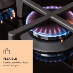 Illuminosa Domino Gaskookplaat 2-pits Sabaf Branders Glaskeramiek -Bol 1200x1200 1430