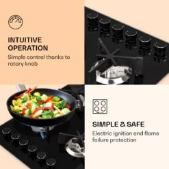 Trifecta 6 Gaskookplaat 6-pits Grote, Normale En Extra Glaskeramische Branders -Bol 1200x1200 1438