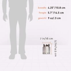 Solo Stove Lite Draagbare Kooktoestel. Geen Vloeibare Brandstof Nodig. Krachtige Efficiënte Houtverbranding En Weinig Rook. Voor 1-2 Personen, 304 Roestvrijstaal, Compact ⌀ 10,8 Cm, Hoogte 14,5 Cm, 255g. -Bol 1200x1200 1525