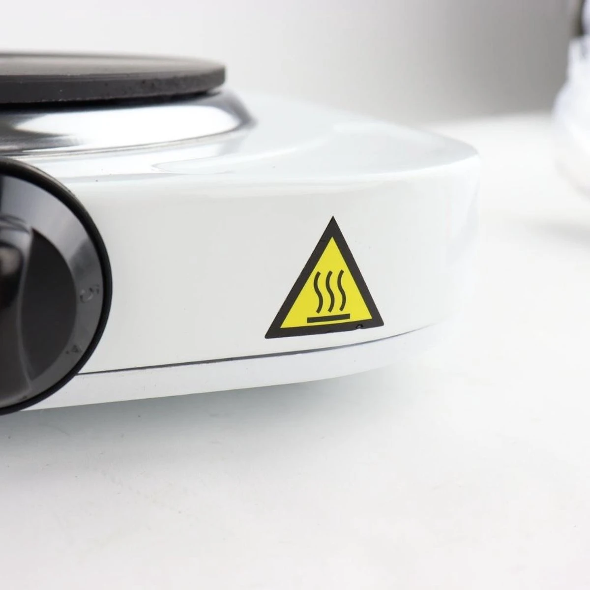 Orange85 Kookplaat - Elektrisch - 2 Pits - Kampeer Accessoires - Wit - 48x27x5cm - Metaal - Fornuis - Vrijstaand 5 Orange85 Kookplaat - Elektrisch - 2 Pits - Kampeer Accessoires - Wit - 48x27x5cm - Metaal - Fornuis - Vrijstaand - Afbeelding 3