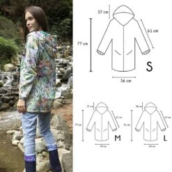 BiggDesign Faces - Dames Regenjas Waterdicht - Regenpak - Maat M -Bol 1200x1200 1599