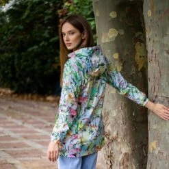 BiggDesign Faces - Dames Regenjas Waterdicht - Regenpak - Maat M -Bol 1200x1200 1601