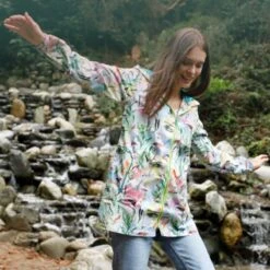 BiggDesign Faces - Dames Regenjas Waterdicht - Regenpak - Maat M -Bol 1200x1200 1604