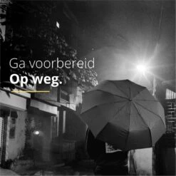 Bushifi Stormparaplu Paraplu - Opvouwbaar - Zwart - 10 Panelen - Polsband -Bol 1200x1200 1650